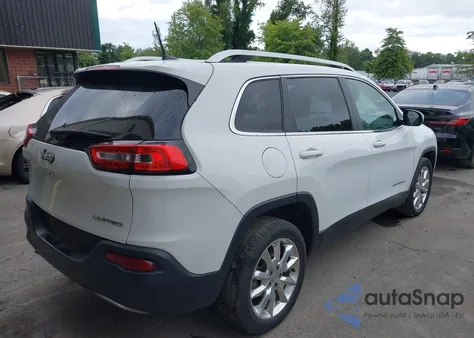2016 Jeep Cherokee Limited z USA, uszkodzony, nr VIN 1C4PJLDB3GW350383